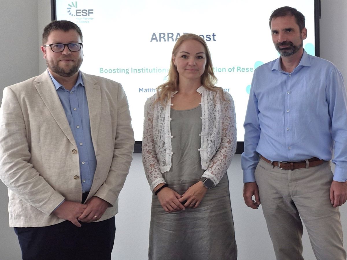 ARIS del mednarodnega konzorcija za podporo pri reformi vrednotenja raziskovalnega dela